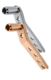 DHS Placa cilíndrica de 120° de doble curvatura con orificios dinámicos